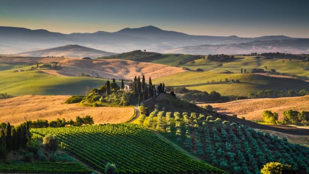 imagem da toscana val d´orcia